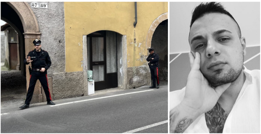 A sinistra: il luogo della rissa. A destra: la vittima Enzo Ambrosino A sinistra: il luogo della rissa. A destra: la vittima Enzo Ambrosino