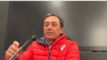 Luca Prina dopo la sconfitta