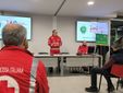 La consegna e (nella foto a due) a sinistra il presidente di Ana Montalto, a destra quello di Croce Rossa Turconi