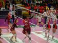 La Eurotek Uyba Busto Arsizio batte nettamente Cuneo per 3 a 0 (foto a cura di Fotografia Galbiati)