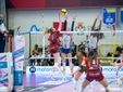 Orgoglio Uyba contro Scandicci (foto Gabriele Alemani, Lega Volley Femminile)