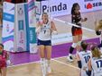 Scandicci-Uyba 3-1: alcune fasi del match (foto Lega Volley Femminile serie A)