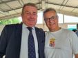 Con l'assessore Alessandro Albani al termine della cerimonia
