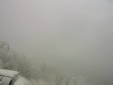 Nebbia e neve all'osservatorio