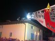 Le immagini dell'intervento dei vigili del fuoco di questa notte a Cocquio Trevisago
