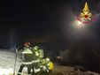 L'intervento di soccorso sul Monte San Michele