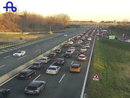 Le code per l'incidente viste dalla telecamere di Autostrade per l'Italia