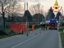 Si rompe un tubo durante i lavori di scavo, fuga di gas a Casorate Sempione