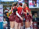 Uyba, vinta l'ultima battaglia prima dei play-off (foto Lega Volley Femminile) Uyba, vinta l'ultima battaglia prima dei play-off (foto Lega Volley Femminile)