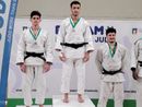 Antonio Polmo (Pro Patria Judo) sul gradino più alto del podio Antonio Polmo (Pro Patria Judo) sul gradino più alto del podio