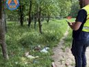 Una delle foto pubblicate dalla Protezione civile