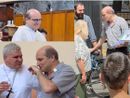 Trent'anni di sacerdozio per don Antonio: una bicicletta in dono dai parrocchiani Trent'anni di sacerdozio per don Antonio: una bicicletta in dono dai parrocchiani