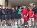 La Bustese Olonia e, in maglia verde, il neo campione regionale Matteo Turconi