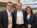 Cassani e Tovaglieri con, in mezzo, il segretario lombardo della Lega Romeo Cassani e Tovaglieri con, in mezzo, il segretario lombardo della Lega Romeo
