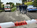 La polizia sul luogo dell'aggressione nel maggio del 2024