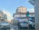 Incrocio tra viale Pirandello e via Milazzo, ennesimo incidente e auto contro un muro Incrocio tra viale Pirandello e via Milazzo, ennesimo incidente e auto contro un muro