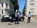 LA FOTO. Incidente tra auto e moto in viale Alfieri a Busto LA FOTO. Incidente tra auto e moto in viale Alfieri a Busto