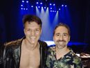 Da sinistra, Lord Nil e Alberto Oliva