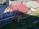 La festa di Mastroianni e della Pro sotto il settore ospiti dopo il gol del 2-2 definitivo La festa di Mastroianni e della Pro sotto il settore ospiti dopo il gol del 2-2 definitivo