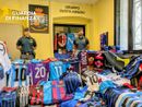 Maglie da calcio “tarocche” a una festa rionale di Busto, la Finanza sequestra 820 capi contraffatti: ambulante denunciato Maglie da calcio “tarocche” a una festa rionale di Busto, la Finanza sequestra 820 capi contraffatti: ambulante denunciato