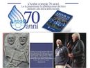 L'invito, la frase di Sacchi, la targa in memoria dei fondatori e a lato Alessandro Meraviglia e Alessandro Lavazza L'invito, la frase di Sacchi, la targa in memoria dei fondatori e a lato Alessandro Meraviglia e Alessandro Lavazza