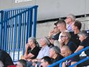 Il designatore di Serie C, Daniele Orsato, in tribuna allo Speroni (foto Galbiati)