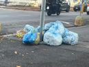Rifiuti rimasti in strada nonostante la comunicazione di Agesp