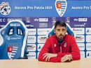 Leandro Greco, allenatore della Pro Patria alla vigilia del match col Brescia Leandro Greco, allenatore della Pro Patria alla vigilia del match col Brescia