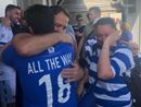 L'abbraccio dei tifosi biancoblù nel giorno dei saluti alla Pro Patria di Ivan Javorcic (8 giugno 2021) L'abbraccio dei tifosi biancoblù nel giorno dei saluti alla Pro Patria di Ivan Javorcic (8 giugno 2021)