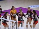 Scandicci-Uyba 3-1: alcune fasi del match (foto Lega Volley Femminile serie A) Scandicci-Uyba 3-1: alcune fasi del match (foto Lega Volley Femminile serie A)