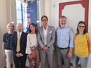 Da sinistra, Antonella Scampini, Marco Baroffio, Antonella Palmiere, John Tremamondo, Dario Moretti, Chiara Bollani