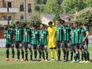 Il minuto di raccoglimento della Castellanzese per Mirella Cerini. Foto: Aldo Massarutto (Fotografo ufficiale Castellanzese 1921)