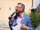 Luca Torno in piazza con Lilt - Foto dal suo profilo Fb