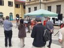 Samuele Genoni, presidente della Camera Penale di Busto, alla maratona oratoria di piazza San Giovanni