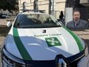 Una pattuglia della Polizia locale e il comandante Lanna