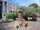 Lo spazio dedicato a padre Pio, a Borsano