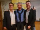 Nella foto, da sinistra: Fabrizio Francioni, Head of Comms for Italy, Michael O'Leary, Ryanair Group CEO, e Shane Carty, HR Director Malta Air