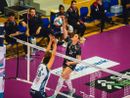 Sofia Rebora in azione nella semifinale contro Macerata