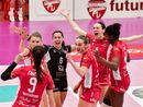 VIDEO. La Futura Volley conquista la dodicesima vittoria consecutiva: emozionante rimonta nel derby contro Albese