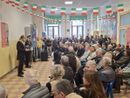 La celebrazione alle scuole Tommaseo, di poco più "anziane" della stazione Fs La celebrazione alle scuole Tommaseo, di poco più "anziane" della stazione Fs
