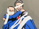 Milano, vandalizzato murale con Berlinguer e Berlusconi