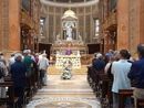 La basilica si Santa Maria assunta, gremita per l'ultimo saluto a Paolo Carù