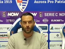 Albinoleffe-Pro Patria, mister Colombo: «Affrontiamo una squadra fisica, ma sono molto convinto di noi»