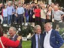 VIDEO. Samarate, centrosinistra in festa con il nuovo sindaco Alessandro Ferrazzi: «La prima cosa che vorrei fare? Aprire la porta principale del municipio»