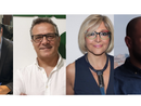 Da sinistra: Folegani, Albani, Colombo e Sabba