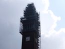 Un fulmine ferma nuovamente l’orologio del campanile di San Giulio
