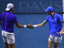Matteo Berrettini e Jannik Sinner, il doppio dei sogni italiani in Coppa Davis - Afp Matteo Berrettini e Jannik Sinner, il doppio dei sogni italiani in Coppa Davis - Afp
