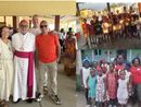Suor Marcella parte per il Madagascar. A lato i ragazzi di Haiti