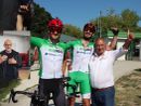 Il presidente Spada con Bernard e Plebani. Nel riquadro, Bof