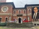 Villa Tosi pronta alla patronale (foto del Comune) e Giorgio Paglini